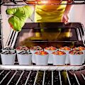 Miniatyrbilde 5 av 5: 6 stk Non Stick Pudding Former, Mini Aluminium Kopper, Cupcake Former, Nonstick Muffin Former, Mini Pudding Former