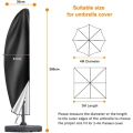 Miniatyrbillede 2 af 5: 1 sort (280cm:30*81*45cm) 420D banan parasol støvcover støv