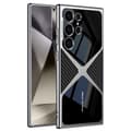 GKK Samsung Galaxy S25 Ultra Skal X Form Kolfibertextur