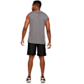 Miniatyrbilde 4 av 5: Aktiv Atletisk Ermeløs Performance Skjorte for Menn, Gym Løping Trening Tanktopper Fiske Hiking (L kode) Dark Gray