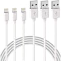 3-pack iPhone-laddningskabel 2 m 【MFI-certifierad】 Blixtladdningskabel för iPhone 11 Pro XS Max XR X 8 7 6s 6 Plus 5 S,A