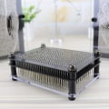 Miniatyrbillede 3 af 5: 1 stk rektangulær metal Variety nålemaleri håndform 3d
