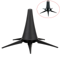 Miniatyrbillede 1 af 5: Klarinet Portable Stativ Sort Rør Fem Fods Foldbar Base Hvile