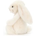 Miniatyrbillede 3 af 5: Kanin Plys, Blød Plys Kanin Legetøj, Bedårende Krammevenlig Gave til Børn, Piger, Drenge (Bonnie Kanin 30 cm) white 20cm