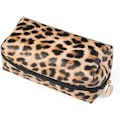 Miniatyrbillede 1 af 5: Leopard Print Kosmetikpose Kvadratisk Mode Kosmetik Organizer