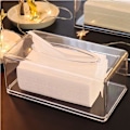 Miniatyrbillede 4 af 5: 1 stk. rektangulær serviet i plastik, gennemsigtig papir