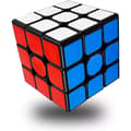 Ultra Rask Rubiks Kube Speed Cube 3x3 Magisk Rubiks Vri-puslespill, A