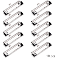 Miniatyrbillede 2 af 5: 10 stykker metalklemmer Metalklemme Udklip Papirclips Dokument C