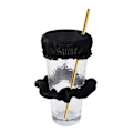 Miniatyrbilde 1 av 5: Drink Cover Scrunchie - Den gjenbrukbare scrunchien som forhindrer spiking av drikke, sett på Shark Tank Hot black