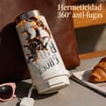 Miniatyrbilde 4 av 8: Termokopp 500ml Rustfritt Stål Vintage Design White