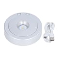 Miniatyrbillede 1 af 5: LED-displaybase, USB, RGB, farverigt lys, roterende krystal KLB