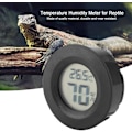 Miniatyrbillede 3 af 5: 1 stk sort rund indbygget elektronisk digital temperatur- og