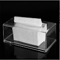 Miniatyrbillede 1 af 5: 1 stk. rektangulær serviet i plastik, gennemsigtig papir