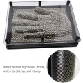 Miniatyrbillede 2 af 5: 1 stk rektangulær metal Variety nålemaleri håndform 3d