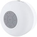 Miniatyrbillede 1 af 5: Bluetooth-højttaler Vandtæt IP4 Trådløs bærbar højttaler Håndfri Indbygget mikrofon med sugekop til biler, badeværelser, køkkener, kontorer osv. (Hvid)