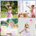 Miniatyrbilde 3 av 5: Svevende alv leketøy, USB Sky Dancer - Rosa
