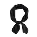 Svart dam silkescarf, siden, lätt, A