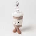 Miniatyrbillede 5 af 5: Jellycat Fun To Go Kaffe Pose Nøglering, Kaffe To Go