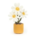 Miniatyrbillede 1 af 3: Jellycat Daisy - Monstera i potte plyslegetøj, 34 cm, udstoppet plante, sjov dekoration og gave