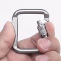 Miniatyrbillede 5 af 5: 4 stk. Karabiner, Aluminium Karabiner, Klatrekarabiner med Skrue