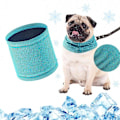 Miniatyrbillede 1 af 5: (Sø Blå, Medium) Hund Instant Cooling Bandana, Åndbar Blød