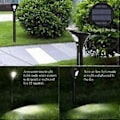 Miniatyrbilde 5 av 5: Solcellelampe for utendørs bruk med bevegelsessensor, vanntett IP65, solcellebelysning for utendørs bruk, trådløs, justerbar, sikkerhetslampe,