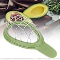 Miniatyrbillede 3 af 5: Avocadodeler i rustfrit stål Frugtkødseparator Splitter Skærer Køkkenværktøj
