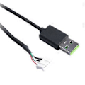 Pikkukuva 4 / 5: USB-johto, kuulokkeiden kaapelijohdon korjausosat 7.1 V2 / Kitty Edition -kuulokkeille, musta Black