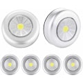 Miniatyrbillede 1 af 5: LED Spot-skabbelysning, 6 stk. natlys-klistermærke, ekstra belysning