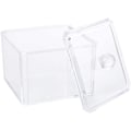 Miniatyrbillede 3 af 3: Transparent firkantet opbevaringsboks, 9,5*9,5*9cm