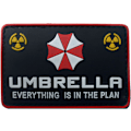 Miniatyrbillede 5 af 5: 2 stk. Resident Evil Umbrella Corporation PVC Patch Badges Emblem A