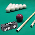Miniatyrbillede 4 af 5: Pool Kø Tip Former Værktøj, 9 I 1 Billard Kø Stick Tip Værktøj Suffer Former Tapper, Multifunktionel