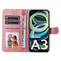 Miniatyrbillede 2 af 5: Til Xiaomi Redmi A3 4G/Poco C61 4G Etui Magnetisk Lås Læder Flip Wallet Telefon Cover Style D