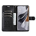 Pikkukuva 2 / 5: AZNS Honor Play 60 5G -kotelo naarmuuntumaton PU-nahkainen jalustallinen lompakkopuhelinkotelo Black