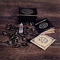 Miniatyrbild 2 av 5: Trä Runor Set 25st Runalfabet med Guidebok Graverade Häxrunor ( )