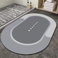 Miniatyrbillede 1 af 5: Bademåtte - 17\"x27\" Innovativ Badeværelsesmåtte Superabsorberende Hurtig