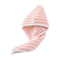 Miniatyrbillede 1 af 5: Tykkere Hårtørringshætter Super Absorberende Hurtigtørrende Koraller Fløjl Badehatte Tykkere Vaskeklud Badeværelse Pink Pink
