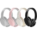 Pikkukuva 1 / 2: Langattomat kuulokkeet melunvaimennuksella, Bluetooth-kuulokkeet, langattomat kuulokkeet, suuret korvakupit, melunvaimennus, pitkä akunkesto. Vaaleanpunainen. 4