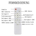 Miniatyrbilde 4 av 5: RGB -LED -Taklampe, 24 -W -Taklampe dimbar med fjernkontroll, 3000 K - 6000 K, Fargeskiftende flat soveromslampe, rund, vanntett fr