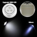 Miniatyrbillede 3 af 4: Natlamper LED Lampe 6 stk. LED Spot Lampe Klistermærke Ekstra Belysning 6,8 cm