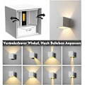 Miniatyrbillede 2 af 5: 2 stk. indendørs/udendørs væglampe, 12W LED udendørs væglampe 300
