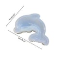 Miniatyrbilde 2 av 5: Krystall Epoxy Resin Form Delfin Anheng Støping Silikonform DIY Håndverk Smykkelaging Verktøy Klar