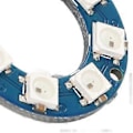 Miniatyrbillede 2 af 5: 4 stk. LED Ring Lampe Board RGB Fuld Farve 8 stk. LED WS2812 5050 Chip til Dekoration