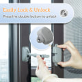 Miniatyrbild 5 av 5: 1 ställbar grå fönsterbegränsare för babyfönster, C