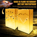 Miniatyrbillede 4 af 5: 30 stk. Glow Bags: Hvide stearinlysposer, Glow Bags, Glow Bags til Bi