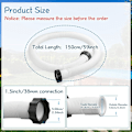 Miniatyrbilde 2 av 5: Slange diameter 38 mm egnet for INTEX bassengslange adapter erstatning