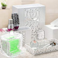 Miniatyrbillede 4 af 5: Akryl Kosmetik Vatpind Holder Organizer - Bomuldsbolde