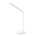 Pikkukuva 1 / 5: Valkoinen USB-ladattava 1200mAh akkukäyttöinen langaton LED-pöytävalaisin