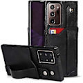 Miniatyrbillede 1 af 5: Designet til Samsung Galaxy Note 20 5G Wallet Case med justerbar håndledsrem, støttefod, PU-læder, kreditkortholder, stødsikker, hybrid, robust beskyttelse