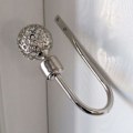 Miniatyrbillede 2 af 2: Retro-stil U-formet hul vægmonteret gardinkrog egnet til f